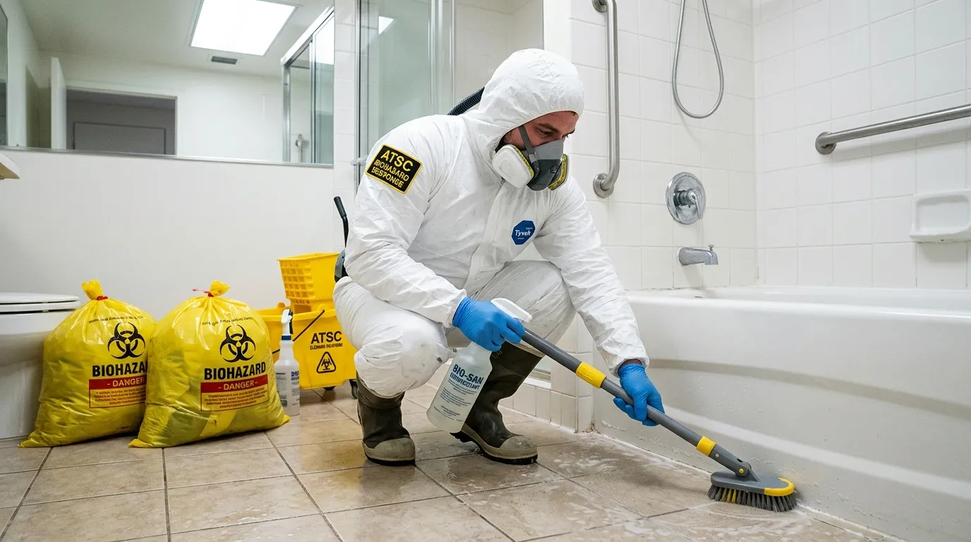 Decontamination equipment deployed for Blood Cleanup in North Druid Hills